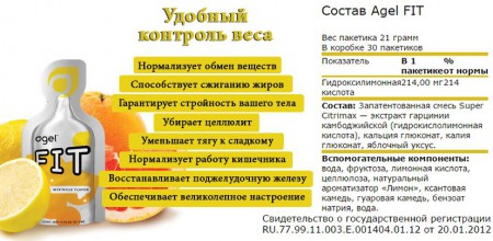 Agel FIT – удобный контроль веса